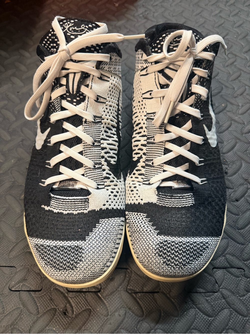 Nike menKobe 9 BHM size 10- these were high tops got to custom chopped to low.
